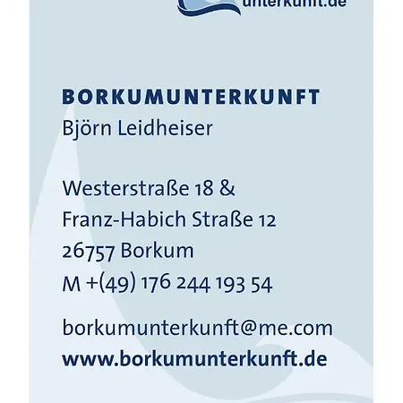 Borkumunterkunft - Woh6 - Im Herzen Der Insel Borkum