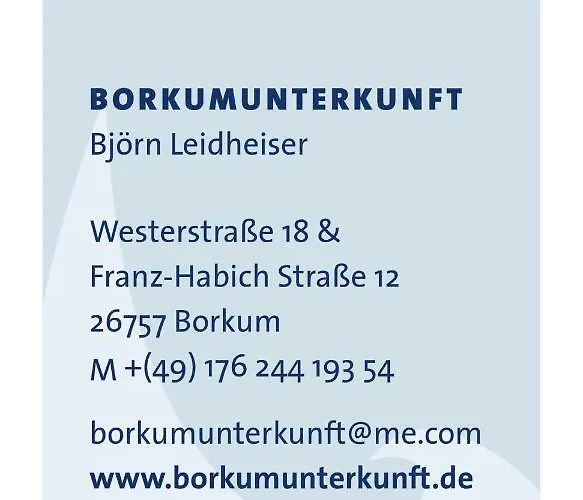 Borkumunterkunft - Woh6 - Im Herzen Der Insel 博尔库姆